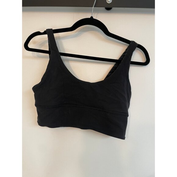 Lululemon Align Reversible Bra Size 8 Light Support A/B Cups Black Tiger Stripe - Picture 7 of 9